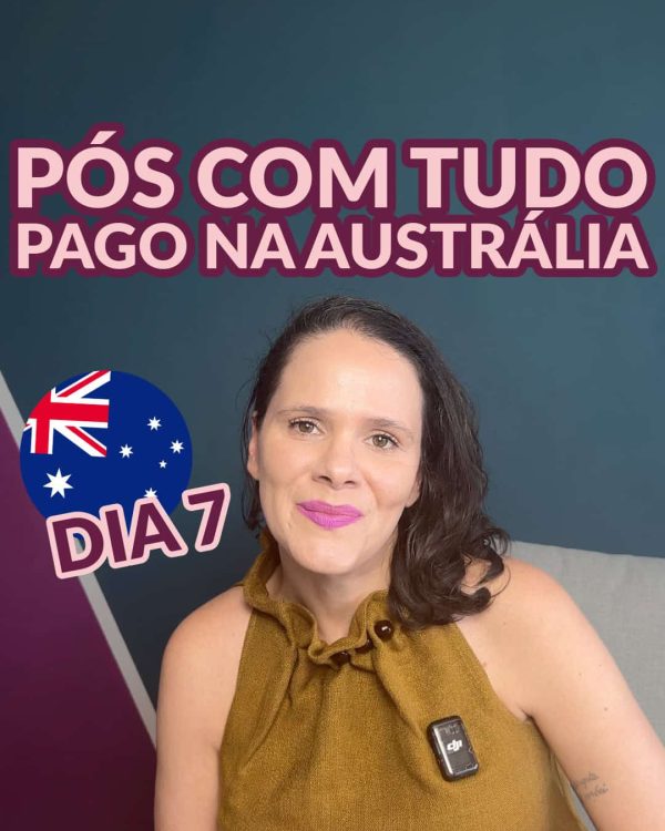 Pós com tudo pago na Austrália