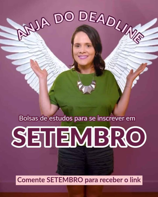 Bolsas de estudos para se inscrever em setembro