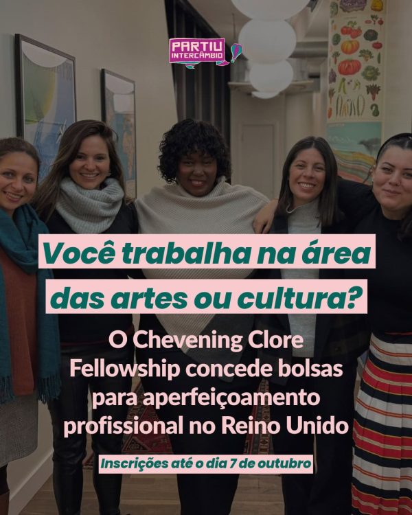 Você trabalha na área das artes ou cultura? O Chevening Clore concede bolsas para aperfeiçoamento profissional no Reino Unido