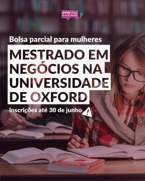 Mestrado em negócios na Universidade de Oxford