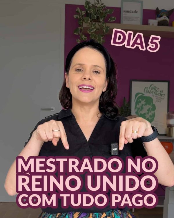 Mestrado no Reino Unido com tudo pago